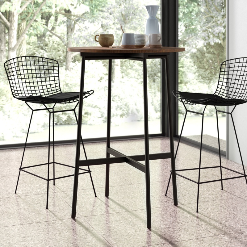 Kluge Wood Top Bar Table