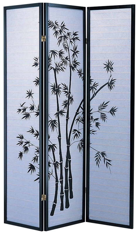Koury 52'' W x 70.25'' H 3 - Panel Wood Folding Room Divider