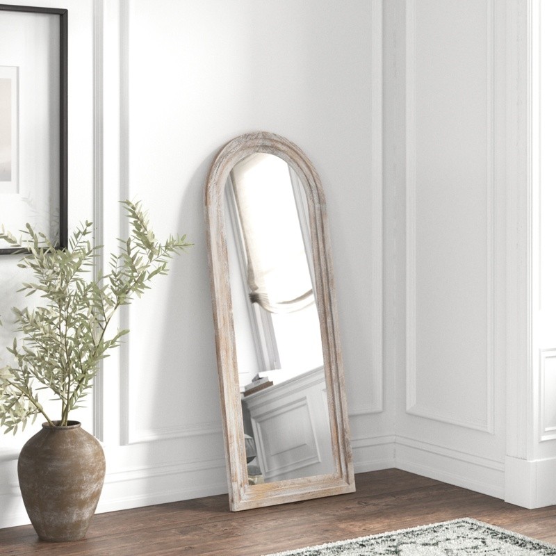 Krissy Arch Wood Mirror