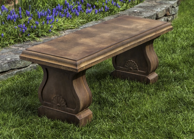 Lamey Concrete Outdoor Bench