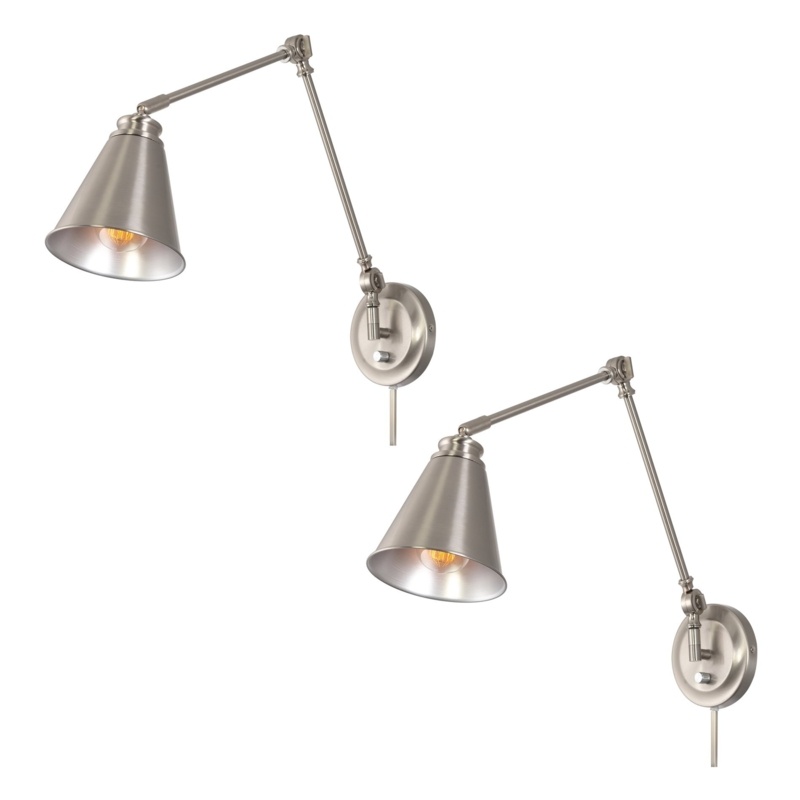 Larrabee Steel Swing Arm Sconce