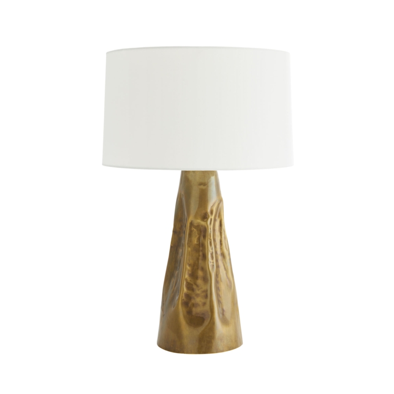 Organic Modern Brass Table Lamp