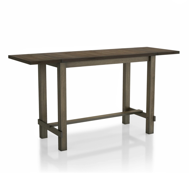 Farmhouse Counter Height Table with Drop Leaves
