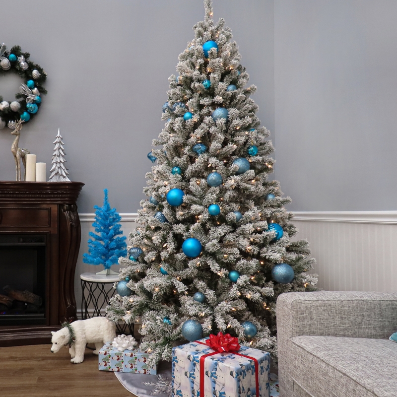 Artificial Sparse Christmas Tree with LED Lights