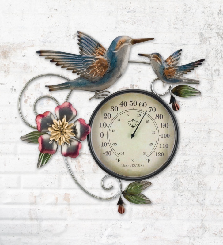2-in-1 Artistic Wall Décor & Thermometer