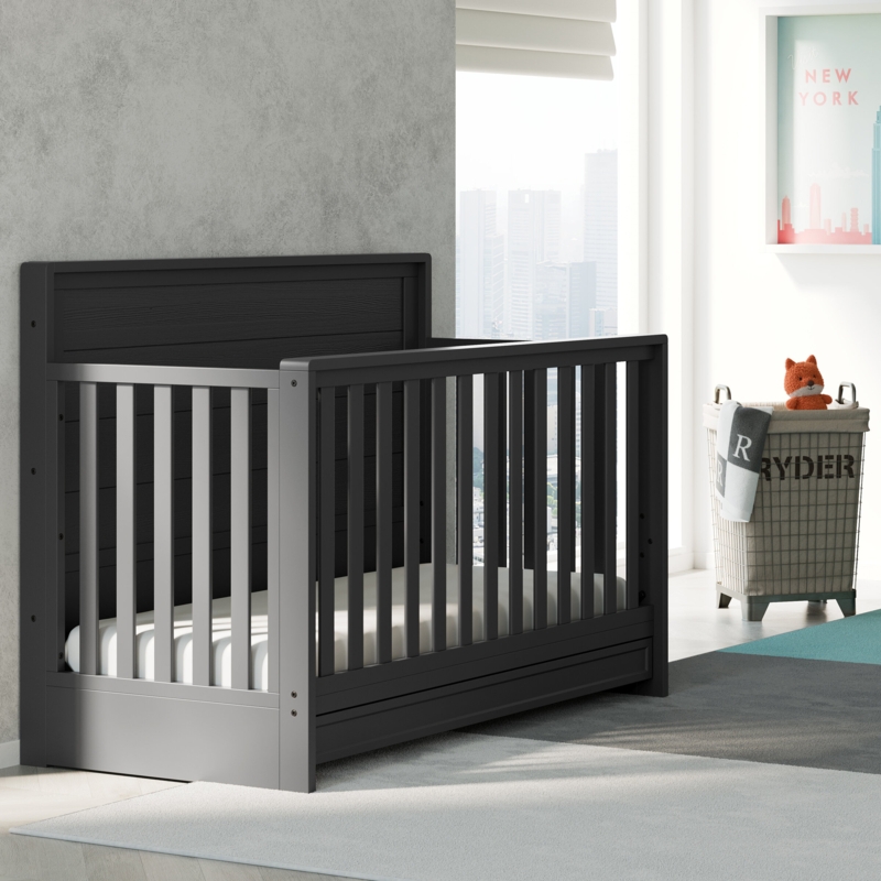 Convertible 5-in-1 Crib with Storage Drawer