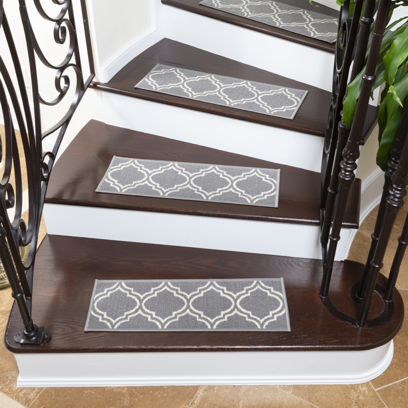 Geometric Trellis Stair Treads