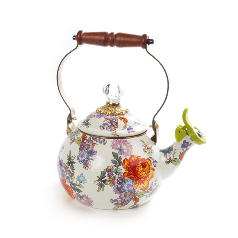 Floral Whistling Tea Kettle