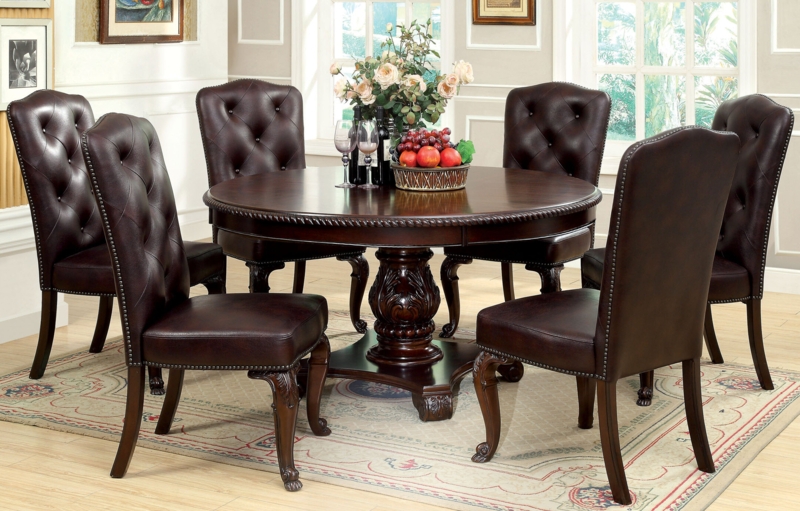 Luxurious Dining Set with Elegant Chair Options