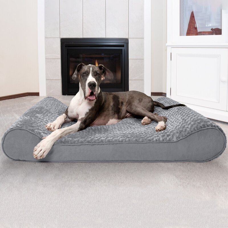 Made in USA Dog Bed With Lounger Style