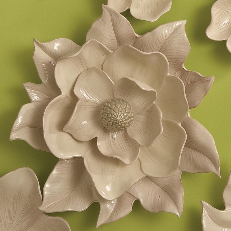 Italian Ceramic Wall Flower