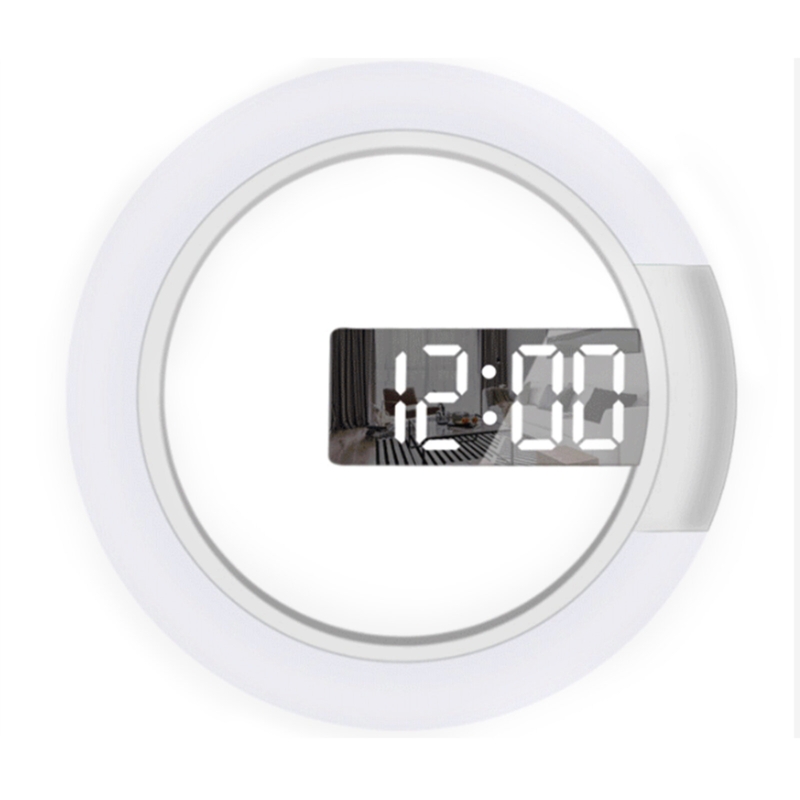 12-inch Digital Display Round Clock