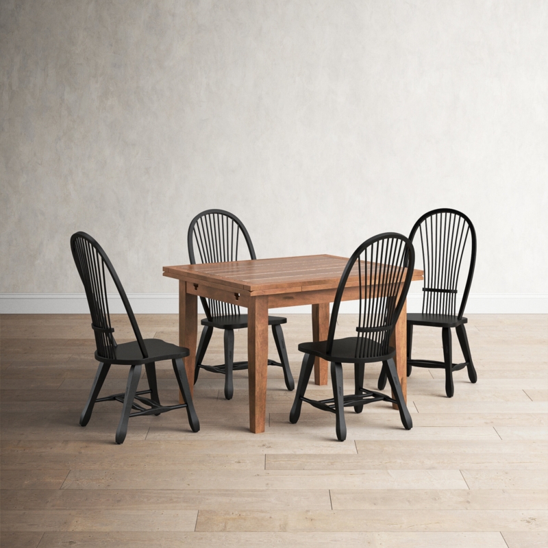5-Piece Extendable Wood Dining Set