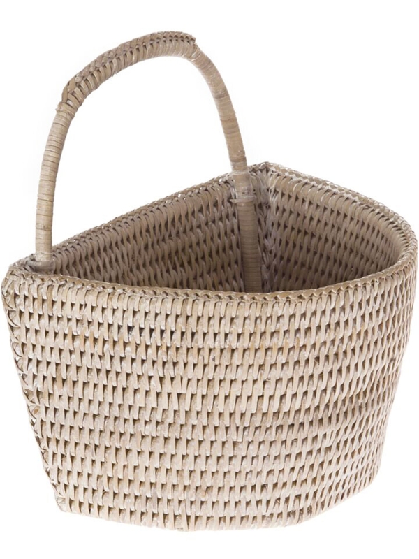 Bohemian Rattan Hanging Basket