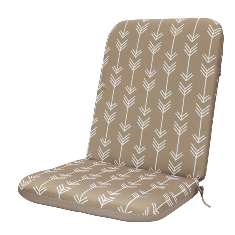 High-Back Chair Cushion with Reversible Design
