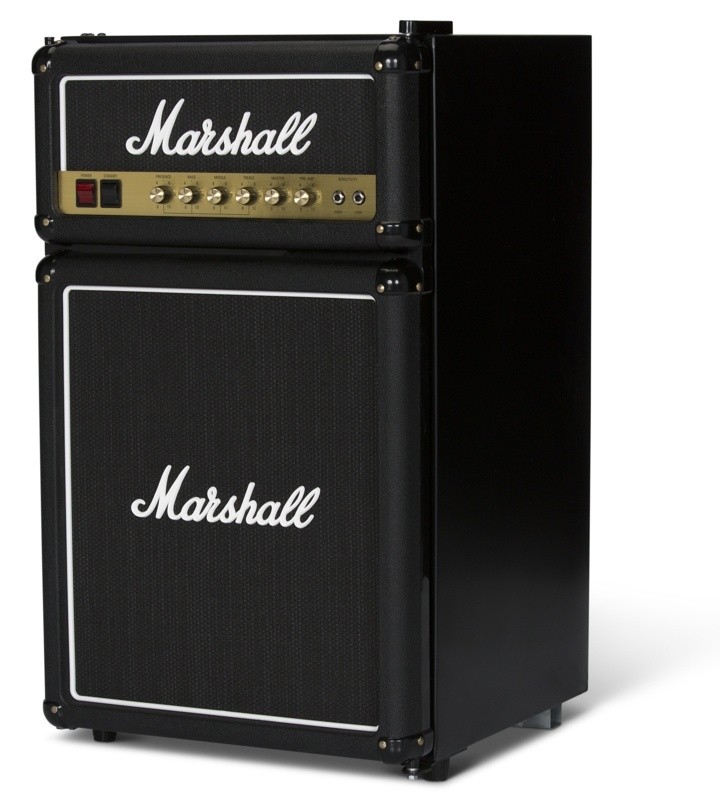 Marshall Fridges Retro 3.2 Cubic Feet cu. ft. Freestanding Mini Fridge