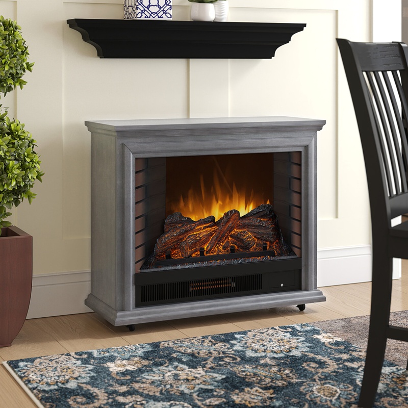 Mashpee 31.75'' W Electric Fireplace
