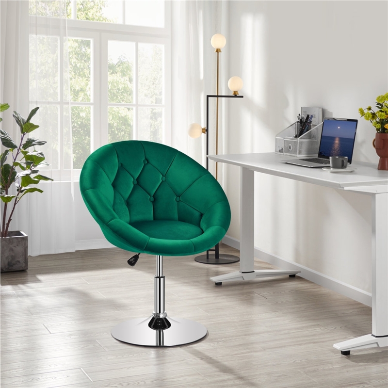 Modern Swivel Vanity Chair with Adjustable Height