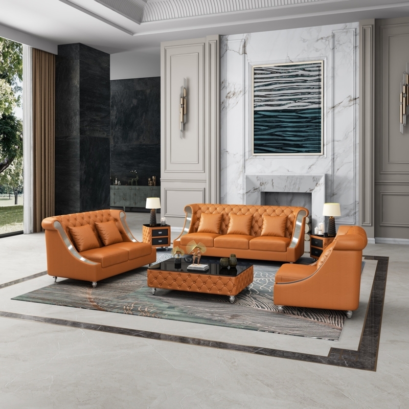 Elegant English-style Sofa Set
