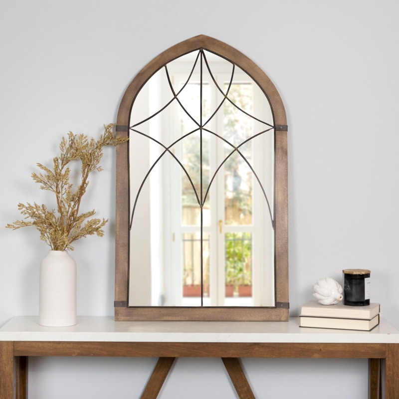 Cathedral-Inspired Decorative Wall Mirror