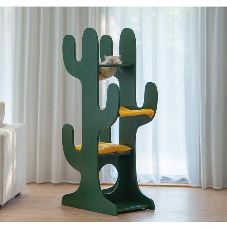 Cactus Cat Tree with Multifunctional Area