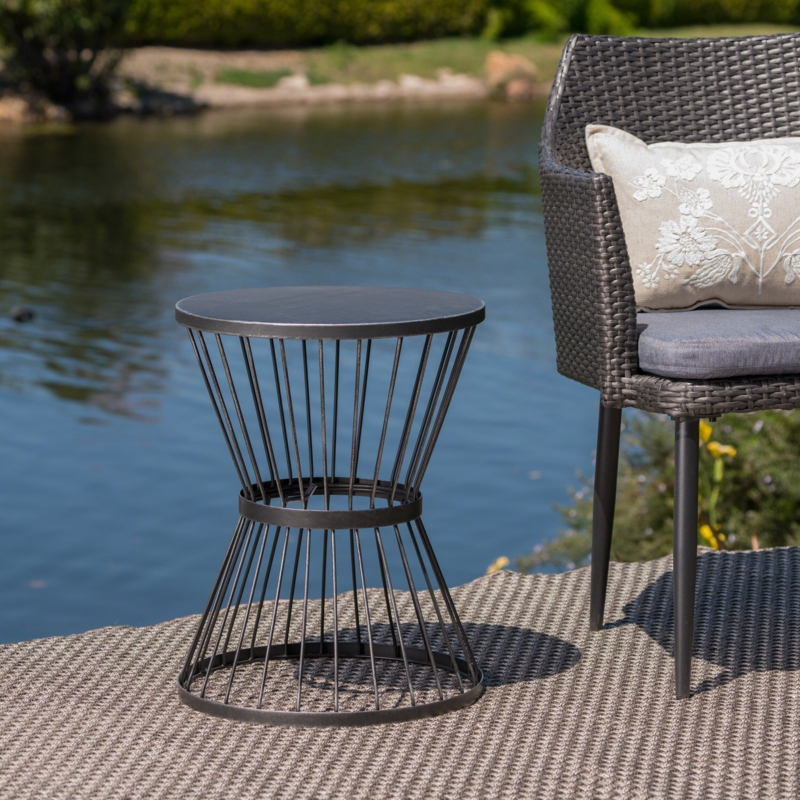 Hourglass Outdoor Side Table