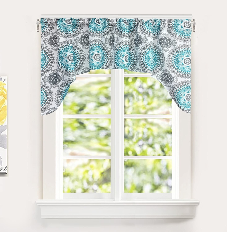 Medallion Printed Thermal Insulated Grommet Top Drapes