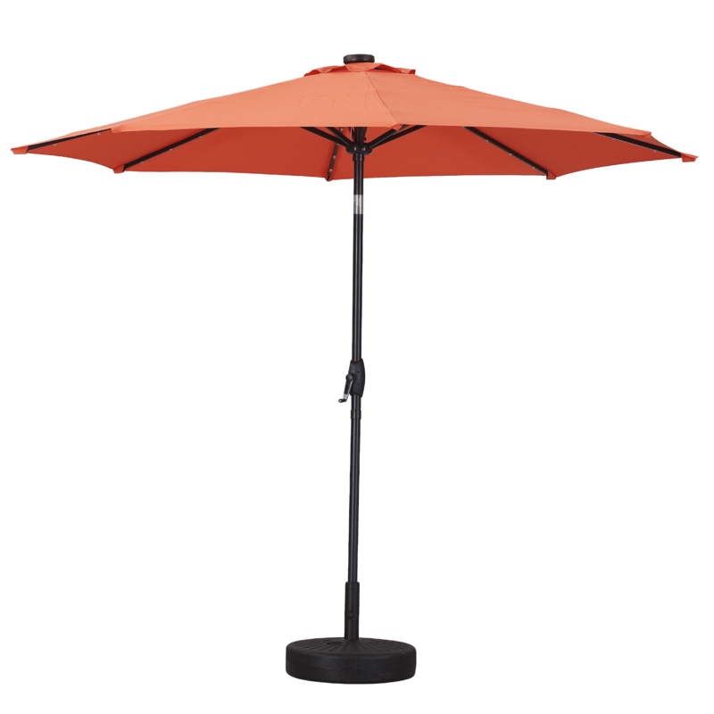 Solar Patio Umbrella with LED Lights