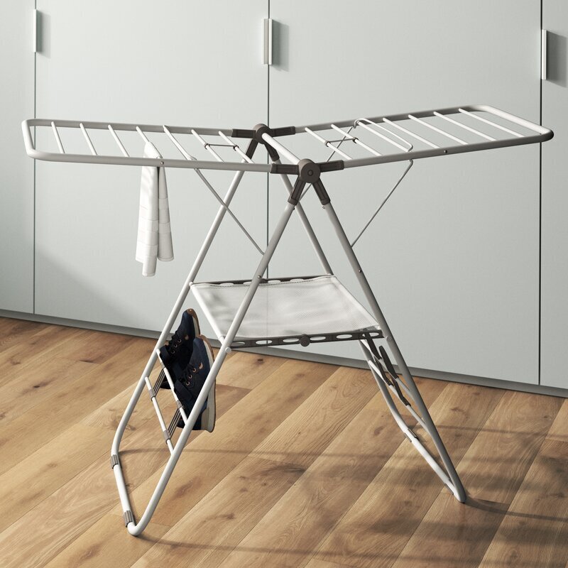 Metal Fold Down Clothes Drying Rack
