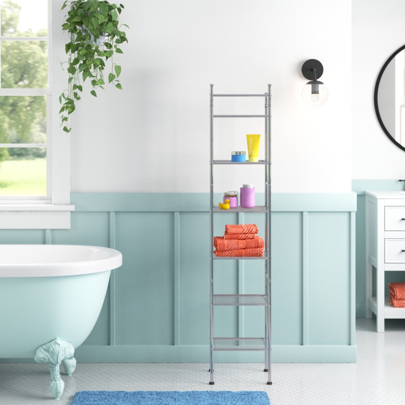 Metal Freestanding Bathroom Shelves
