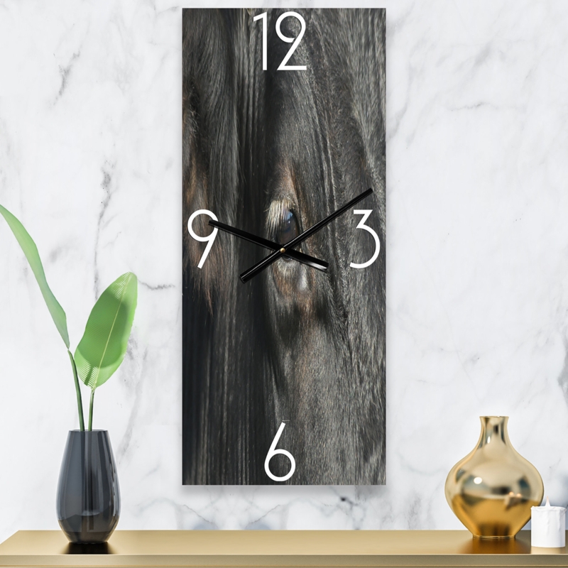 Cow Grazing in the Meadow Wall Clock