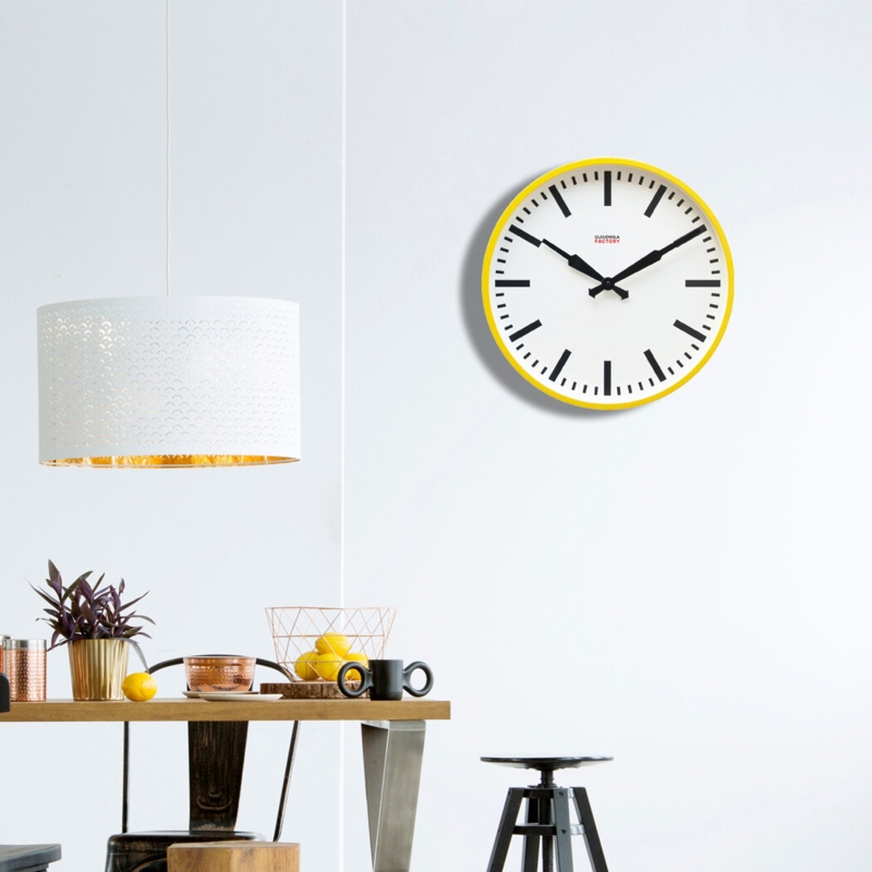 Minimalist Steel Wall Clock
