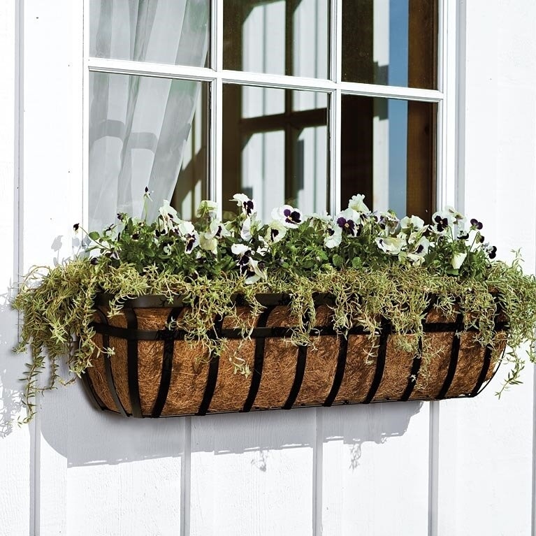 Metal Window Box Planter