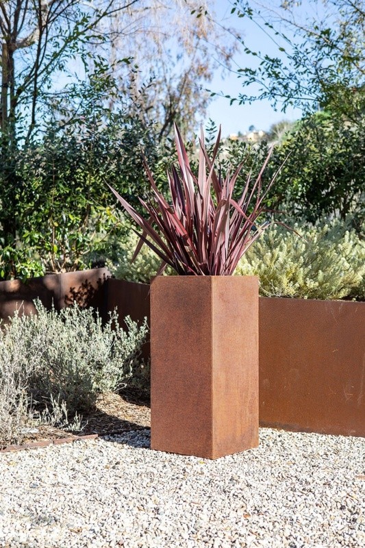 Metallic Series Corten Steel Pot Planter