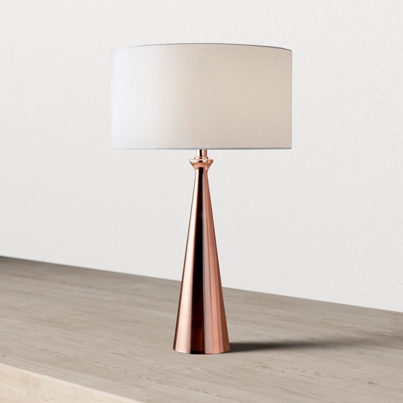 Mid Century Modern Tapering Copper Lamp
