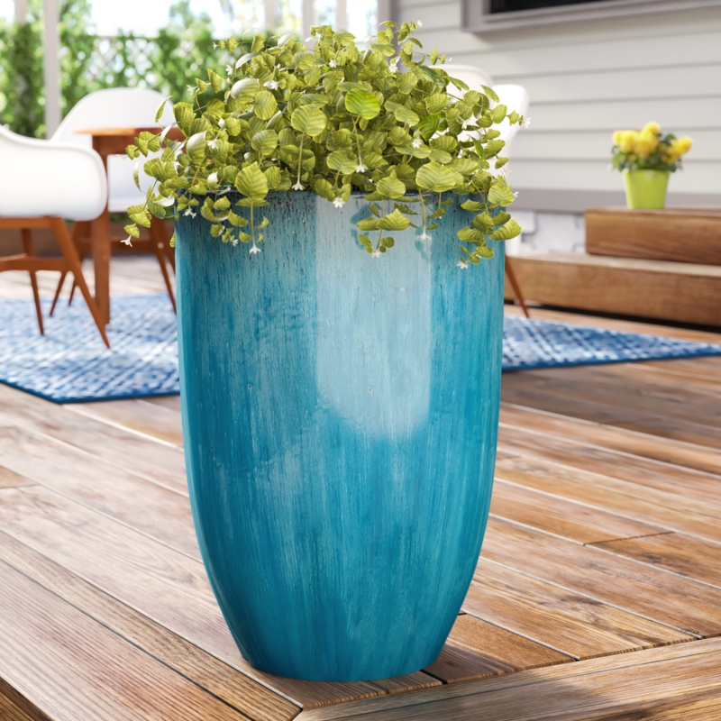 Ceramic Glazed Planter for Indoor and Outdoor