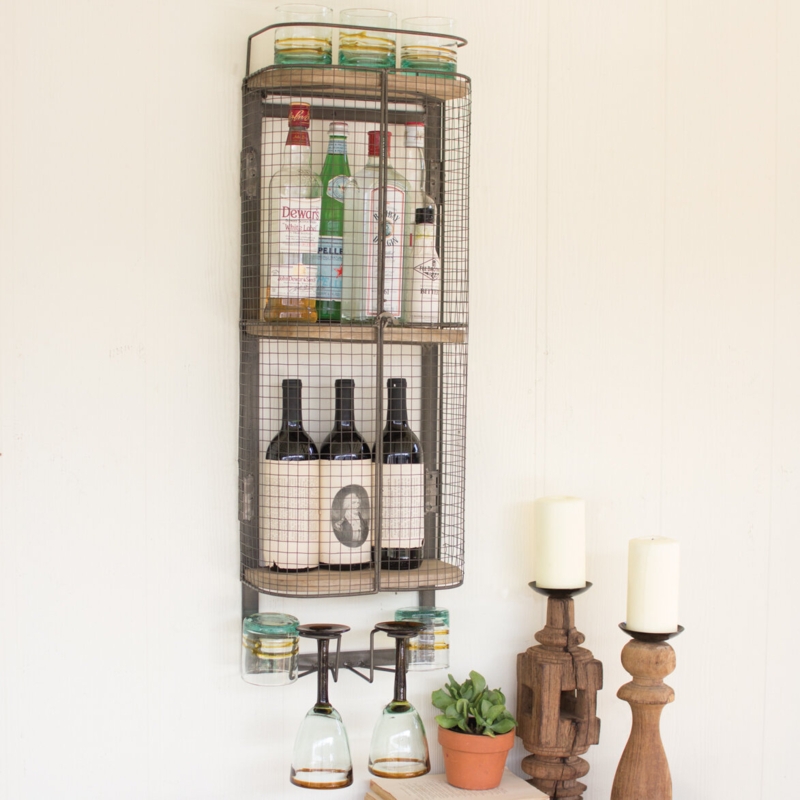 Industrial Bar Storage and Glass Drying Rack