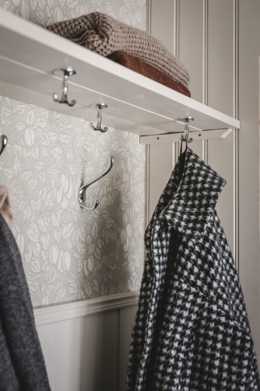Mix Shiplap with Wallpaper