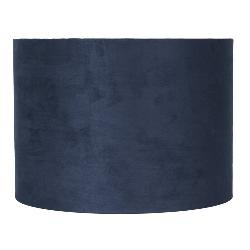 Modern Blue Colored Faux Leather Shade