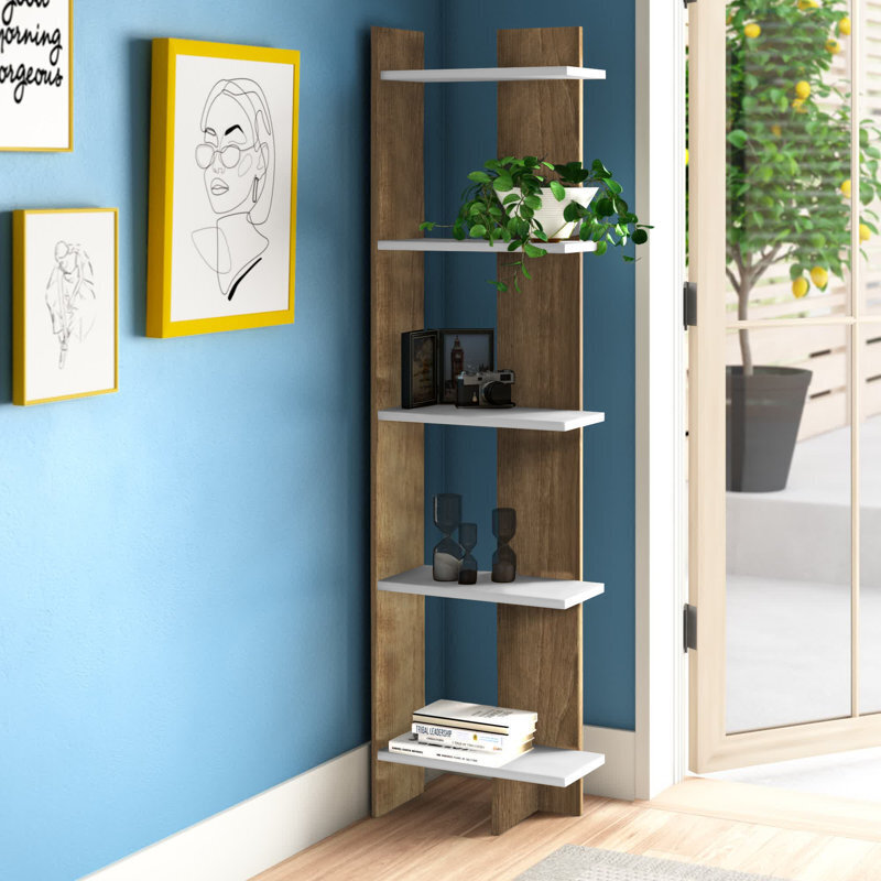 Modern Style Corner Design Furniture Bookcase