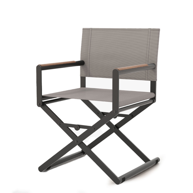 Foldable Director Chair with Armrests