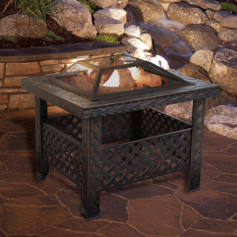 Celestial Fire Pit with Rust-Resistant Finish