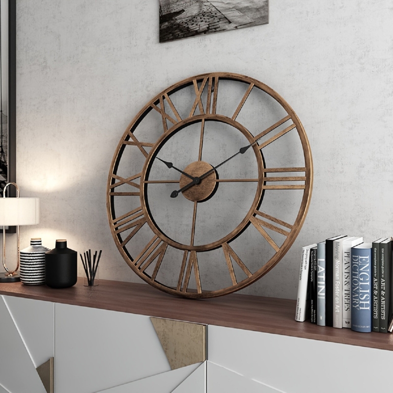 Retro Wall Clock for Indoor Spaces