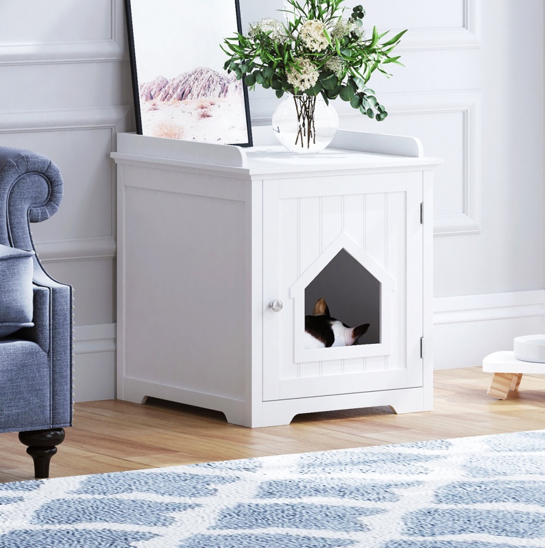 Nahua Enclosed Litter Box Enclosure
