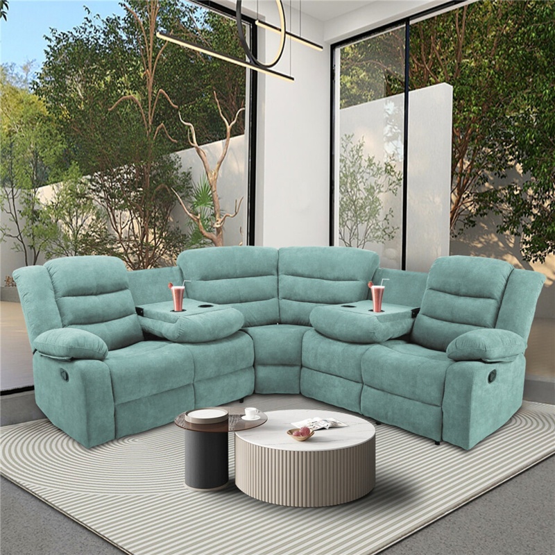 Small Reclining Sectional Foter