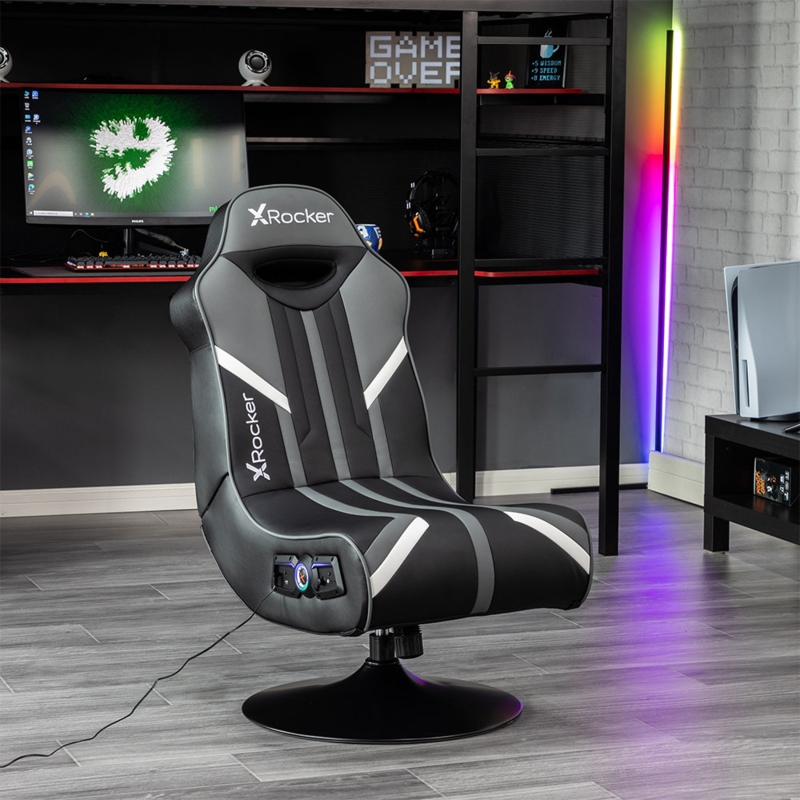 Bluetooth Gaming Floor Rocker with Audio System