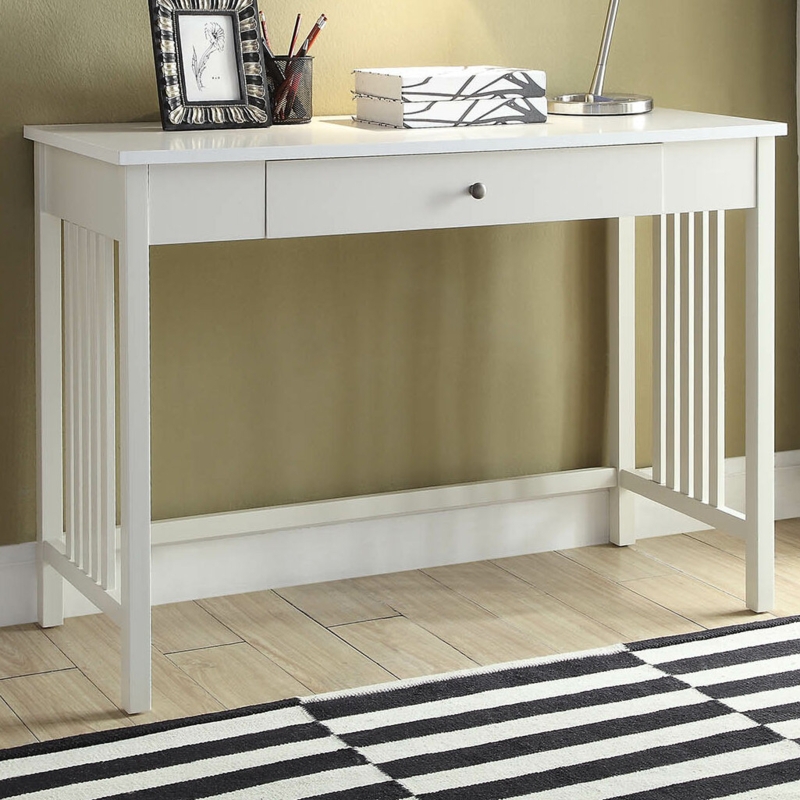 Contemporary Writing Desk with Storage Drawer