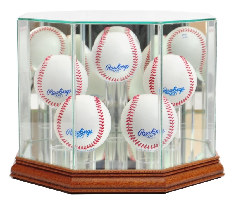 Octagon Five Baseball Display Case