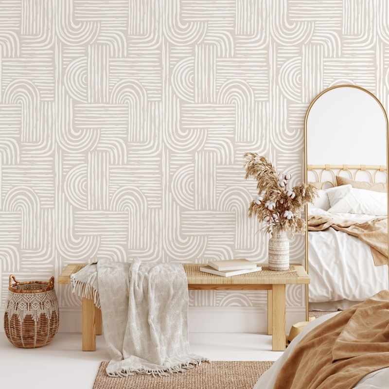 Opt for Wallpaper with Textured Prints