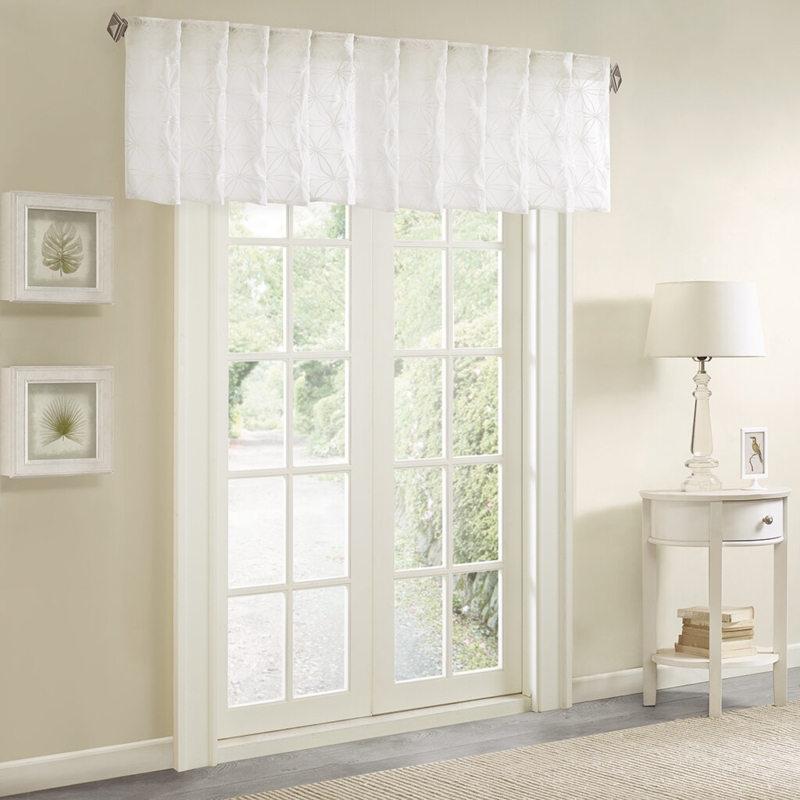 Sheer Embroidered Valance
